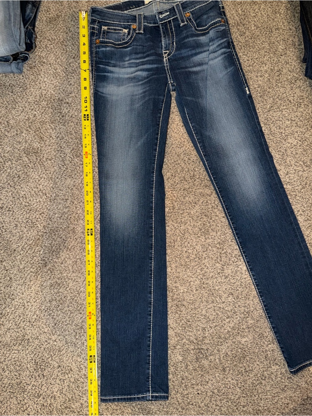 Big Star Kate Straight Dark Blue Women's Straight-Leg Jeans